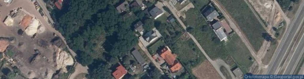 Zdjęcie satelitarne Barwna ul.