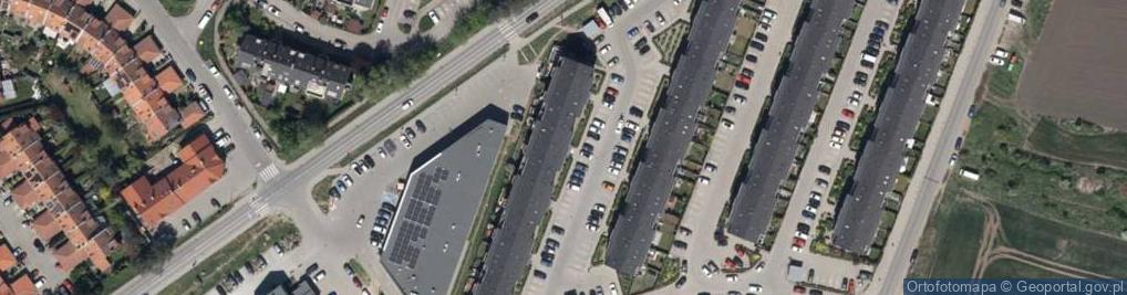 Zdjęcie satelitarne Bazaltowa ul.