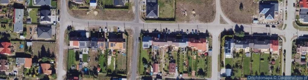 Zdjęcie satelitarne Barwna ul.