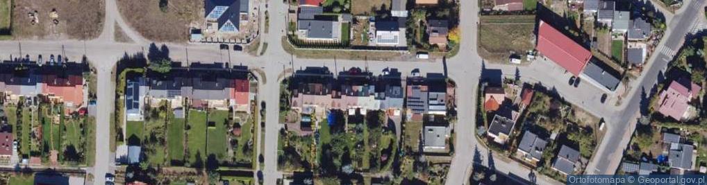 Zdjęcie satelitarne Barwna ul.