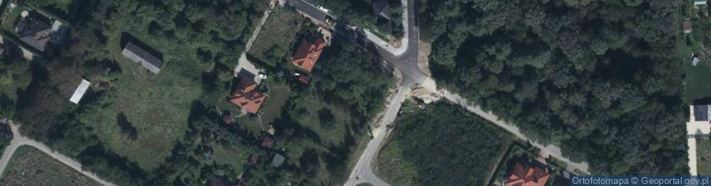 Zdjęcie satelitarne Barwna ul.