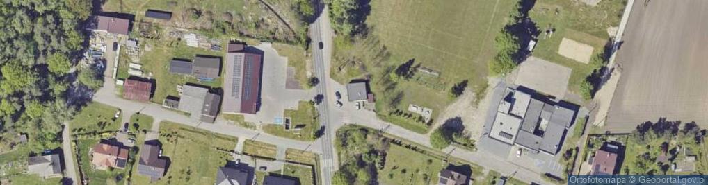 Zdjęcie satelitarne Barwna ul.