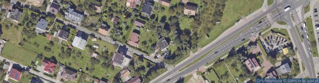 Zdjęcie satelitarne Barwna ul.
