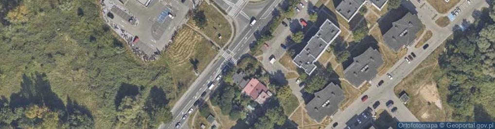 Zdjęcie satelitarne Bajeczna ul.