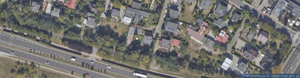 Zdjęcie satelitarne Barwna ul.