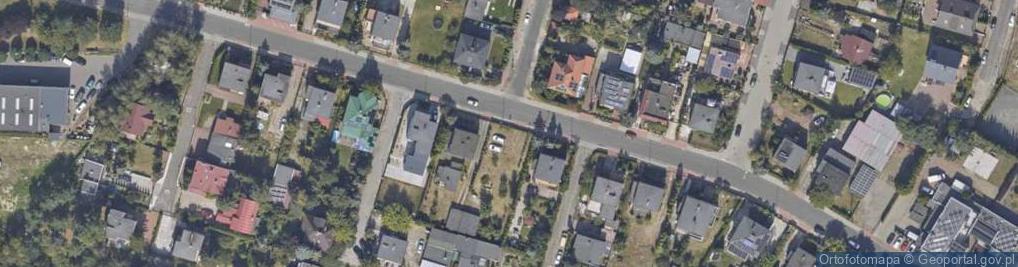 Zdjęcie satelitarne Barwna ul.