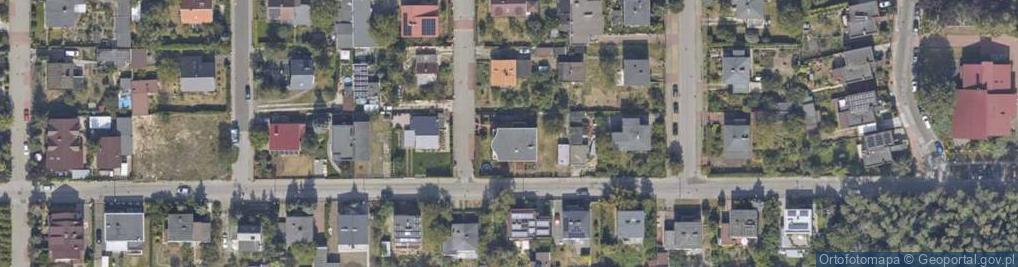 Zdjęcie satelitarne Bażantowa ul.