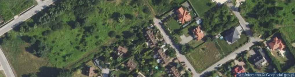 Zdjęcie satelitarne Bajkowych Domków ul.