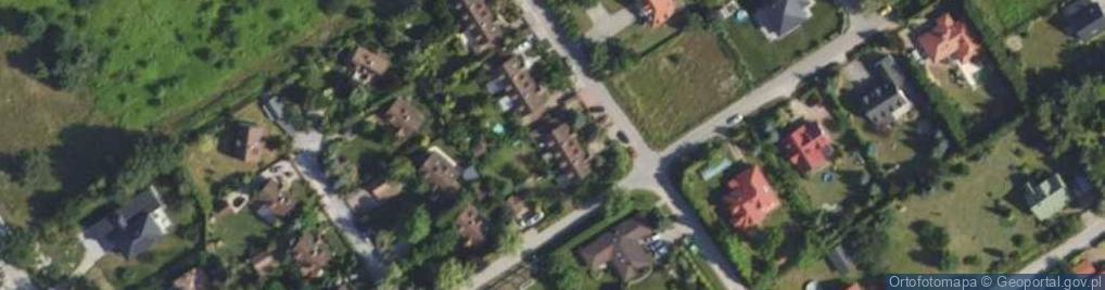 Zdjęcie satelitarne Bajkowych Domków ul.