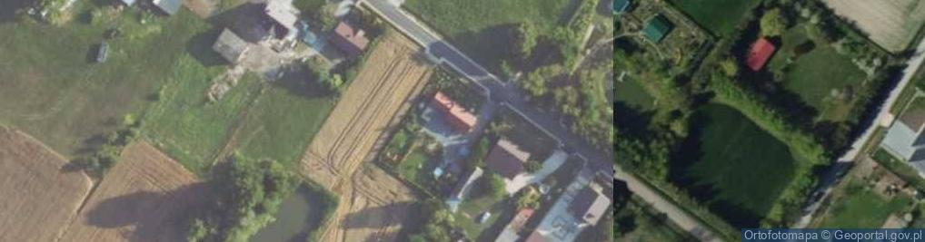 Zdjęcie satelitarne Będków ul.