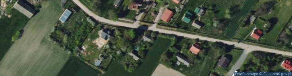 Zdjęcie satelitarne Będków ul.