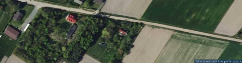 Zdjęcie satelitarne Będków ul.
