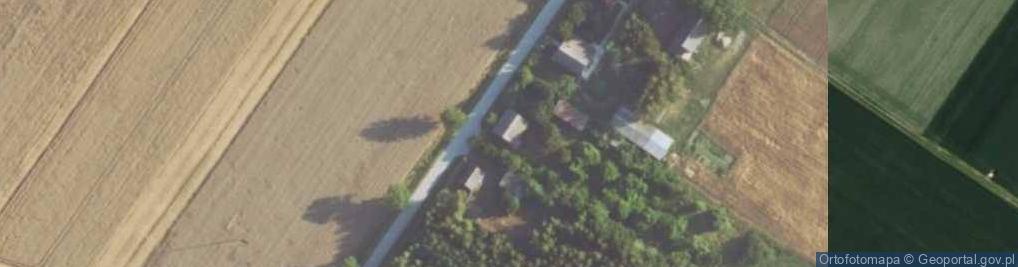 Zdjęcie satelitarne Będków ul.