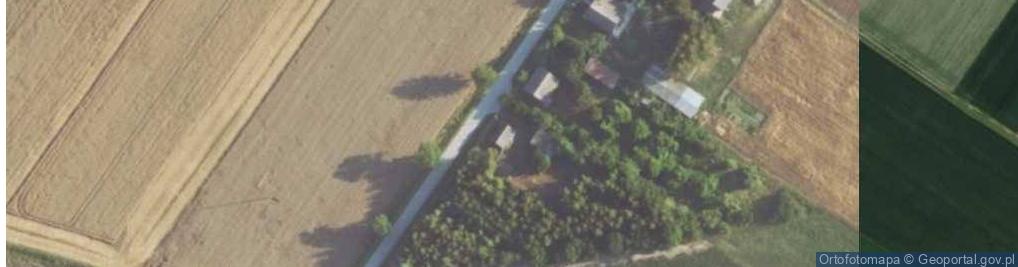 Zdjęcie satelitarne Będków ul.
