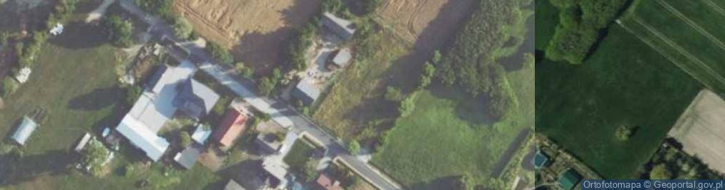 Zdjęcie satelitarne Będków ul.