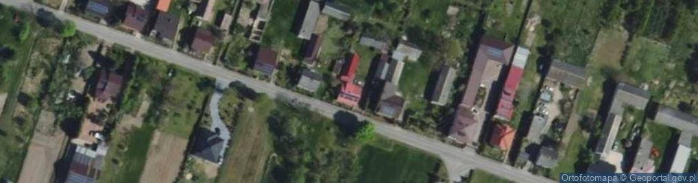 Zdjęcie satelitarne Będków ul.