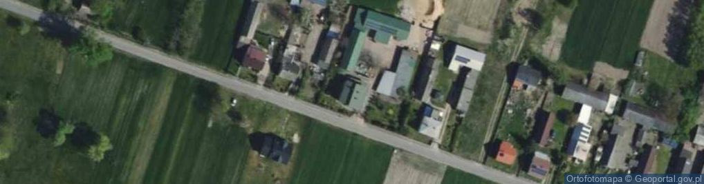 Zdjęcie satelitarne Będków ul.