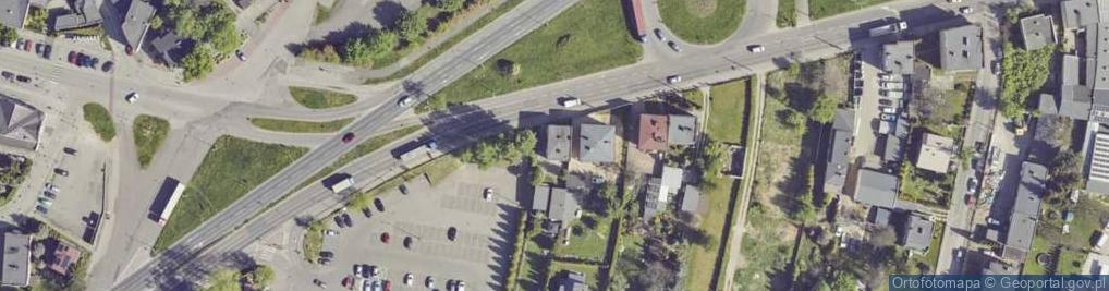 Zdjęcie satelitarne Będzińska ul.