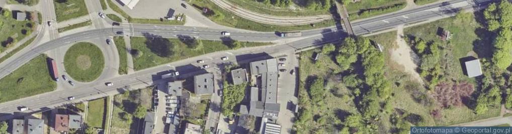 Zdjęcie satelitarne Będzińska ul.
