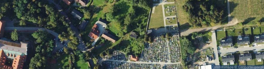 Zdjęcie satelitarne Benedyktyńska ul.