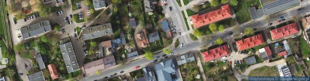 Zdjęcie satelitarne Belwederska ul.
