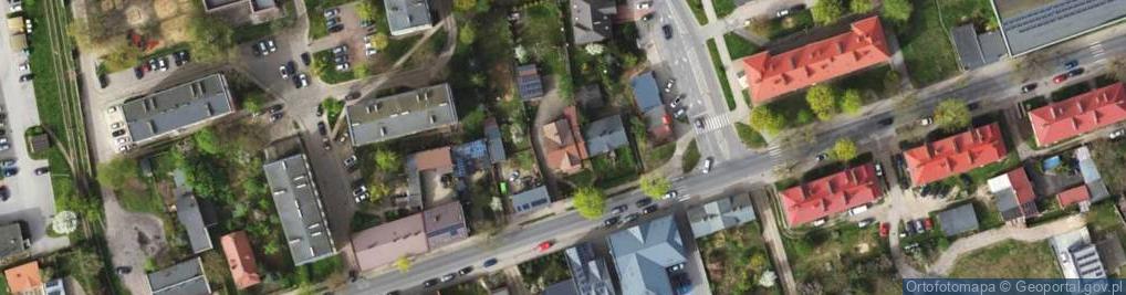 Zdjęcie satelitarne Belwederska ul.