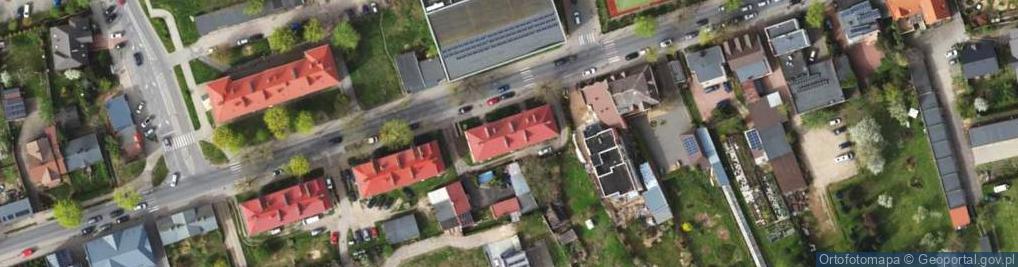 Zdjęcie satelitarne Belwederska ul.