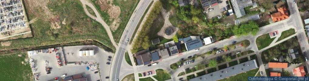 Zdjęcie satelitarne Belwederska ul.