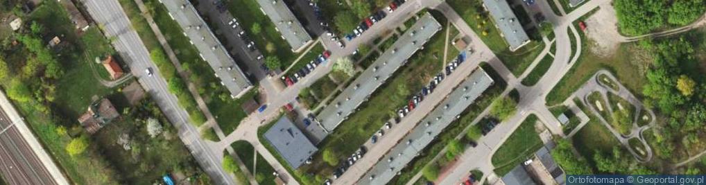 Zdjęcie satelitarne Belwederska ul.