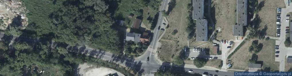 Zdjęcie satelitarne Benedyktyńska ul.