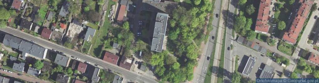 Zdjęcie satelitarne Będzińska ul.