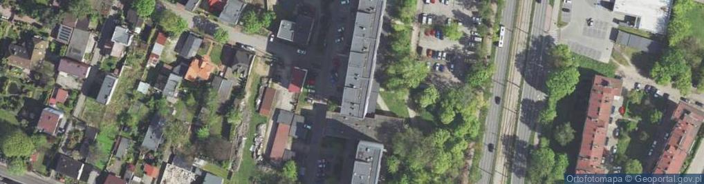Zdjęcie satelitarne Będzińska ul.
