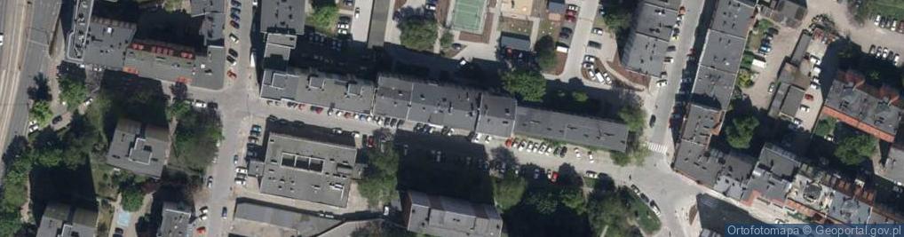 Zdjęcie satelitarne Benedyktyńska ul.