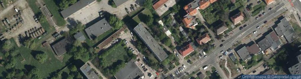 Zdjęcie satelitarne Bezpieczna ul.