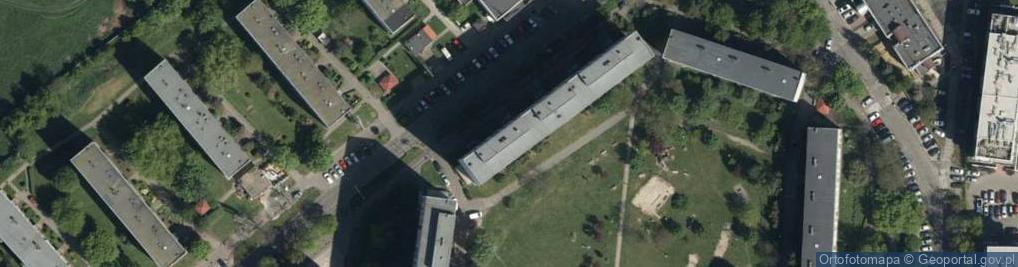 Zdjęcie satelitarne Bezpieczna ul.