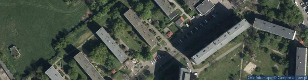 Zdjęcie satelitarne Bezpieczna ul.