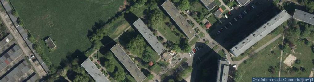 Zdjęcie satelitarne Bezpieczna ul.