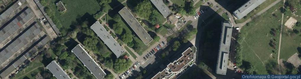 Zdjęcie satelitarne Bezpieczna ul.