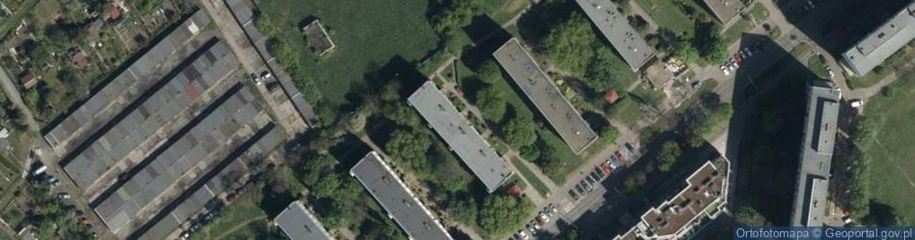 Zdjęcie satelitarne Bezpieczna ul.