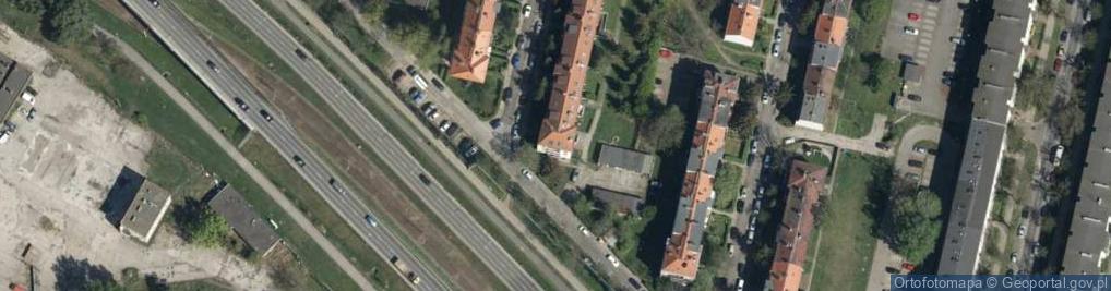 Zdjęcie satelitarne Bednarska ul.