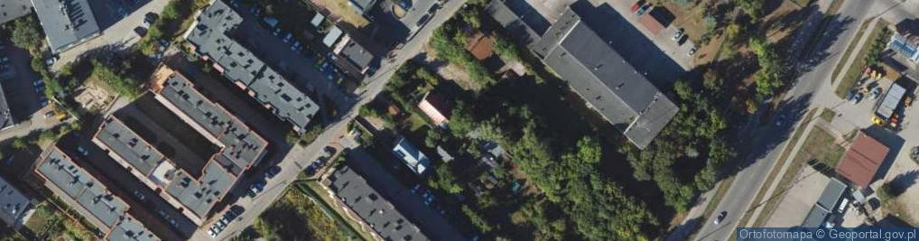 Zdjęcie satelitarne Bitwy Białostockiej ul.