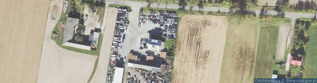 Zdjęcie satelitarne Biskupice Zabaryczne ul.