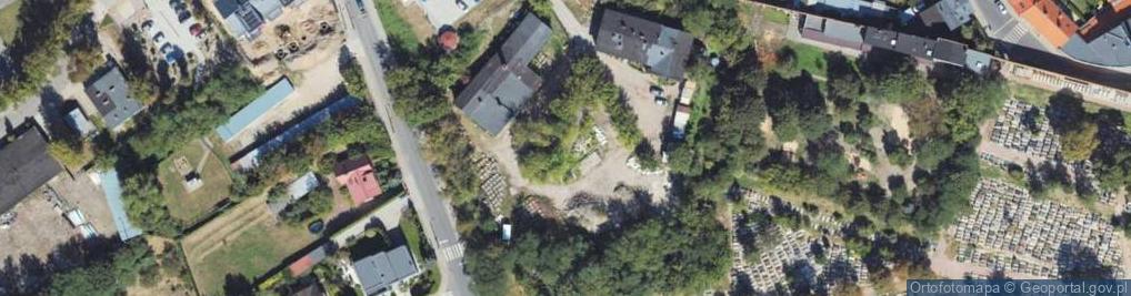 Zdjęcie satelitarne Biskupia ul.