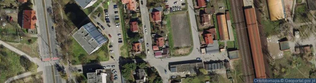 Zdjęcie satelitarne Bitwy Oliwskiej ul.