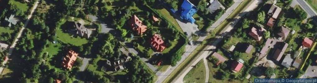 Zdjęcie satelitarne Białych Dworków ul.
