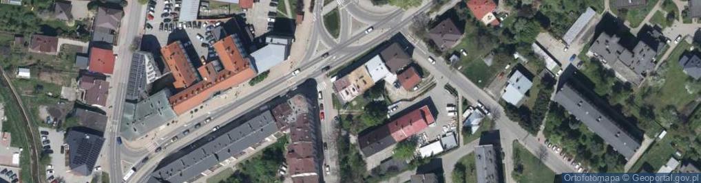 Zdjęcie satelitarne Biecka ul.