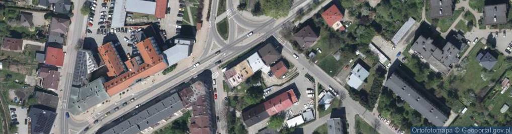 Zdjęcie satelitarne Biecka ul.