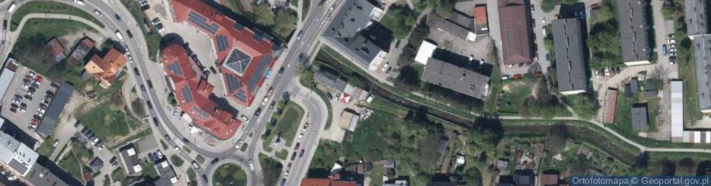 Zdjęcie satelitarne Biecka ul.