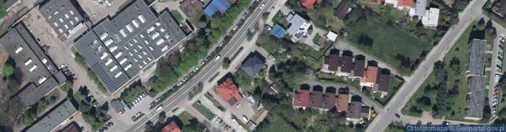 Zdjęcie satelitarne Biecka ul.