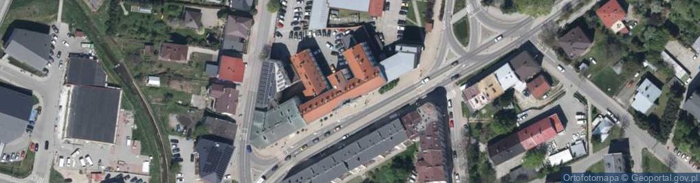 Zdjęcie satelitarne Biecka ul.